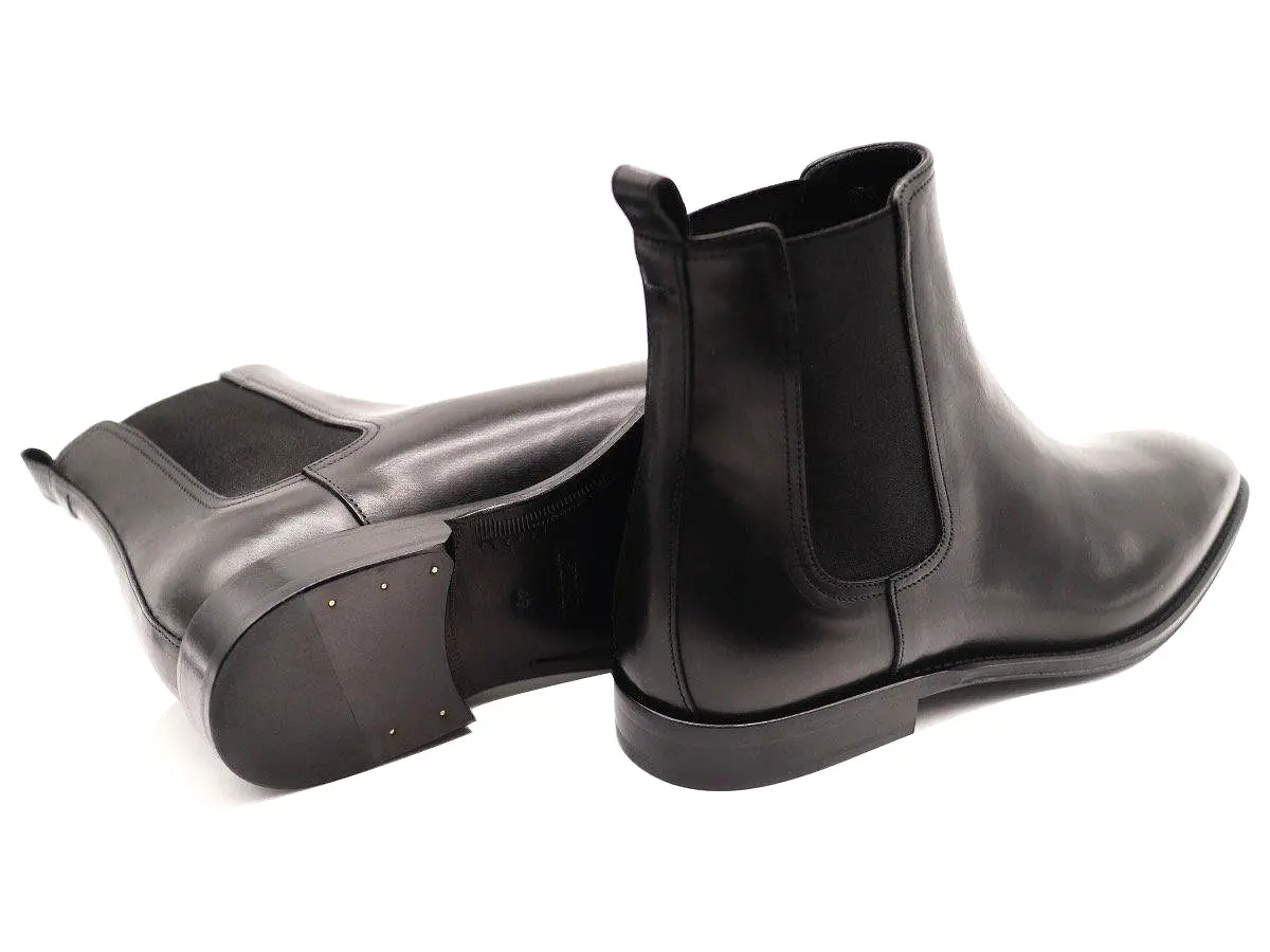 Halls Men's Calf Leather Chelsea Boots - Black