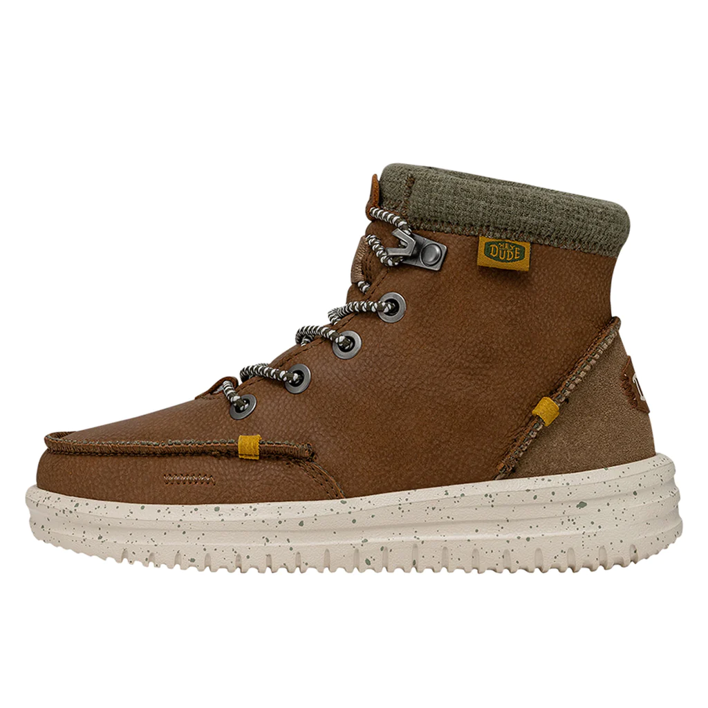 Hey Dude Boys Youth Bradley Boots-Walnut