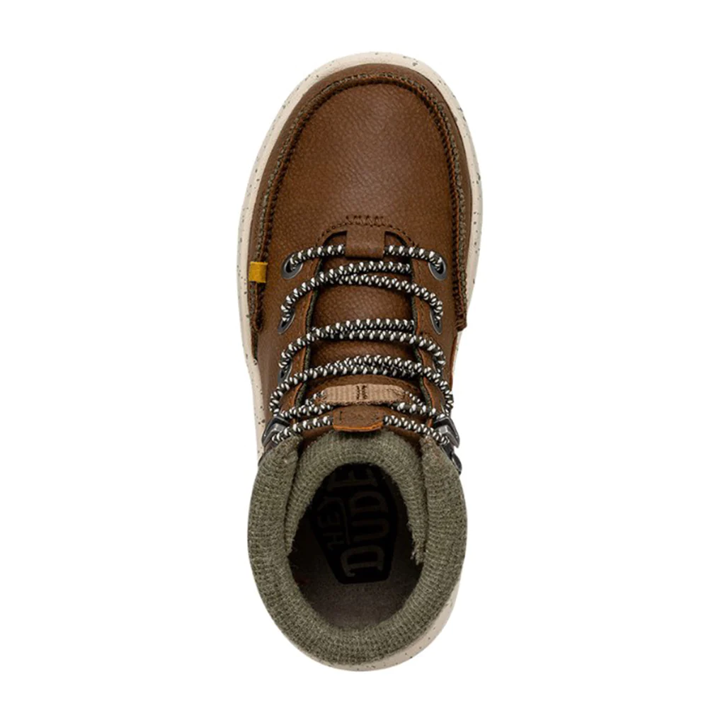 Hey Dude Boys Youth Bradley Boots-Walnut