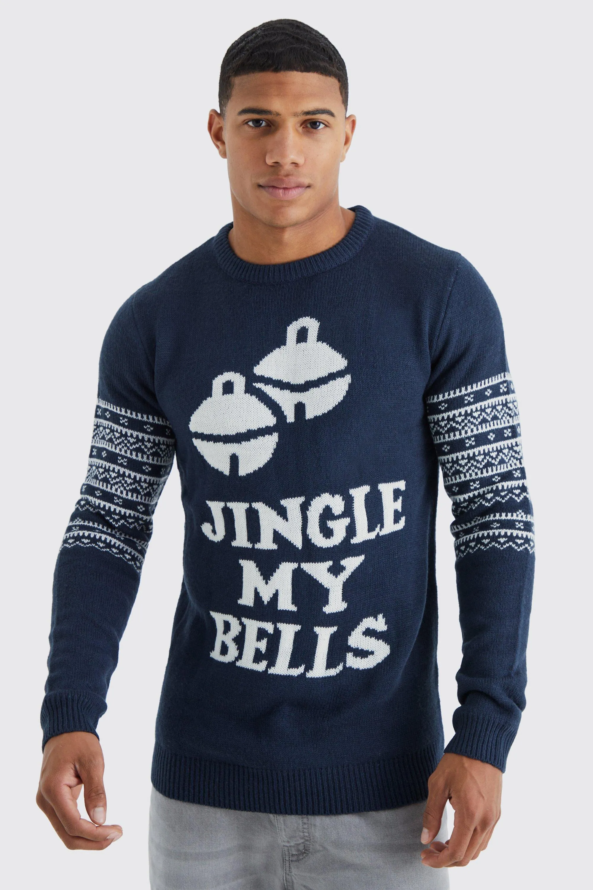 Jingle My Bells Slogan Christmas Sweater