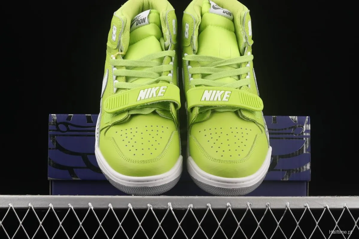 Jordan Legacy 312 apple green color Velcro three-in-one board shoes AQ4160-301