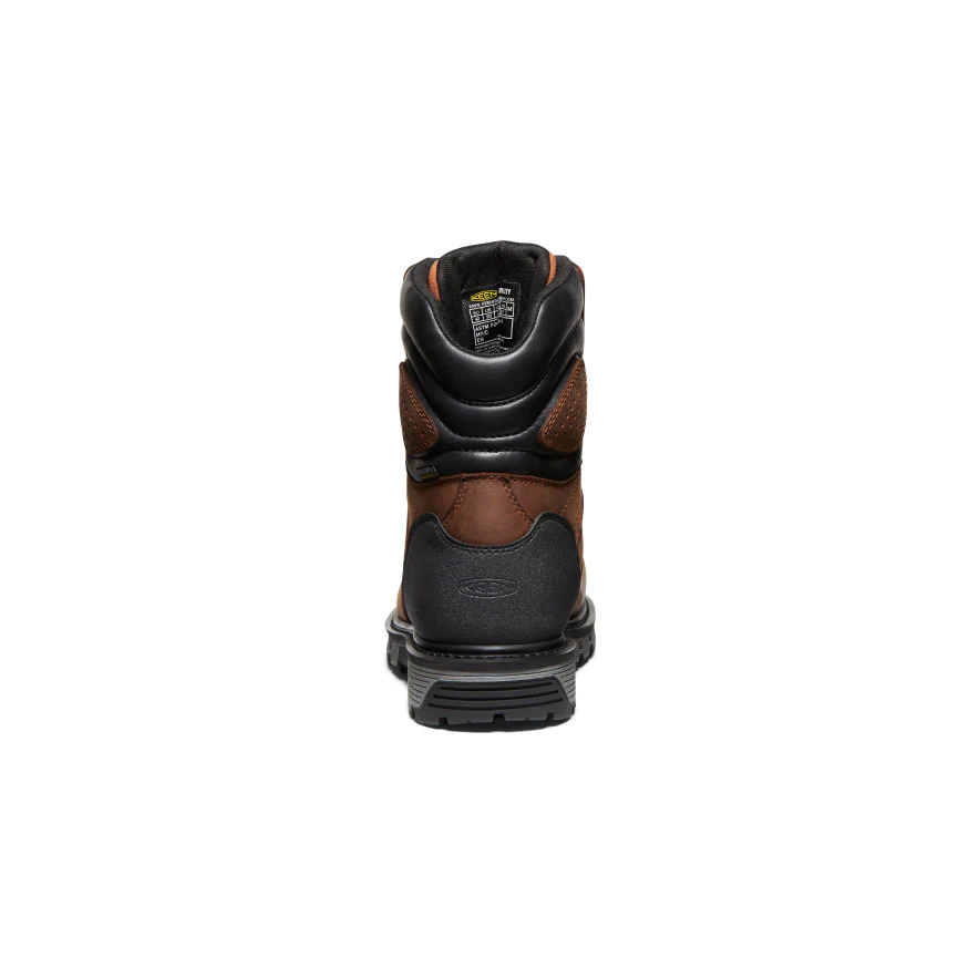 Keen Utility Men’s Camden 8′ Waterproof Insulated Safety Toe Boots- Brown