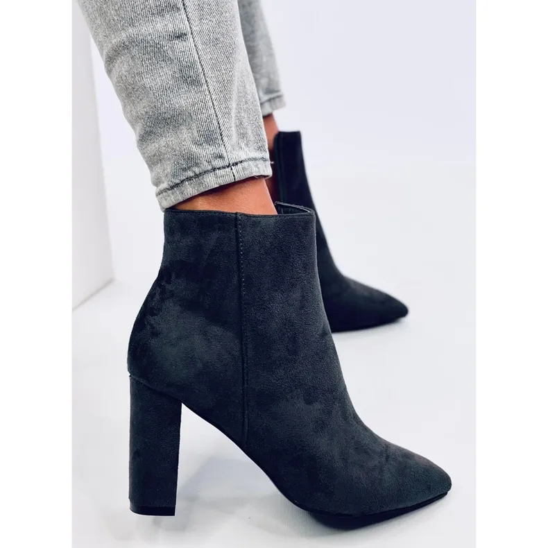 Line Gray high heels grey