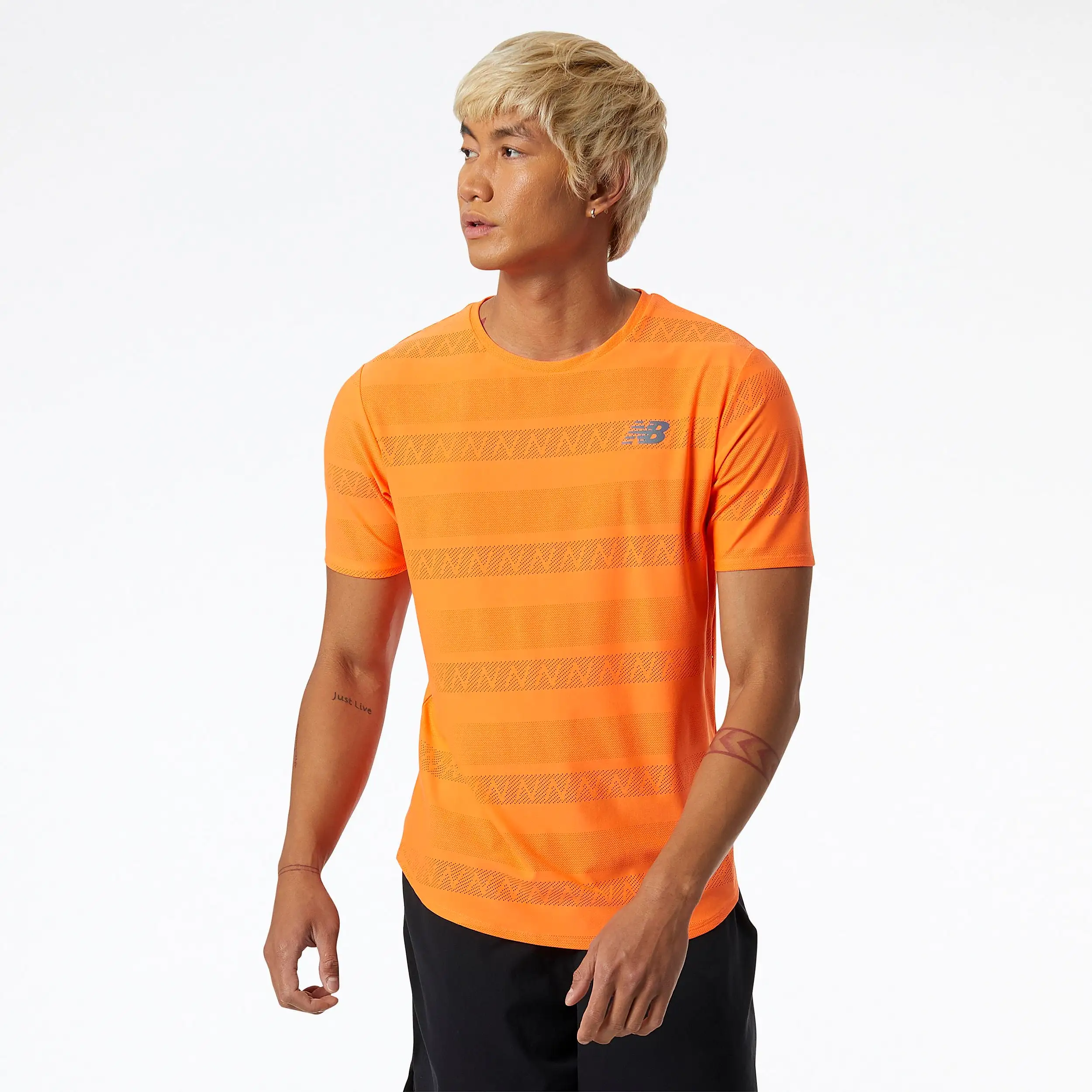 M New Balance Q Speed Jacquard Short Sleeve