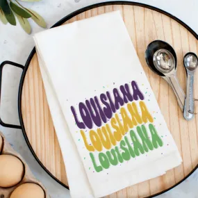 Mardi Gras Louisiana Kitchen Towel