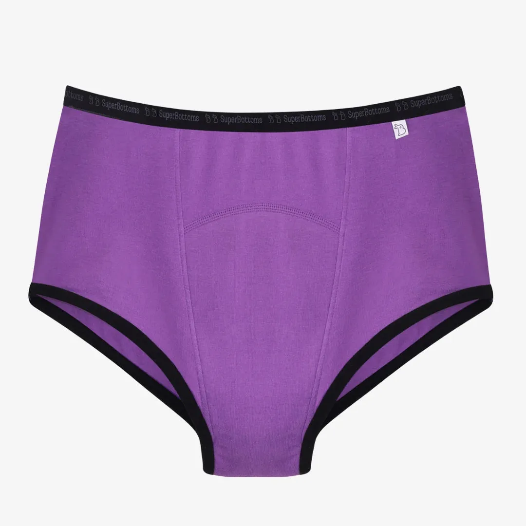 MaxAbsorb Period Underwear Pack of 3 (Pink,Lilac and Black)