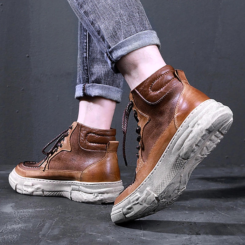 Men Trendy Work Boots 