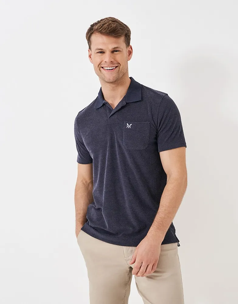 Men's Towelling Polo Shirt from Crew Clothing Company