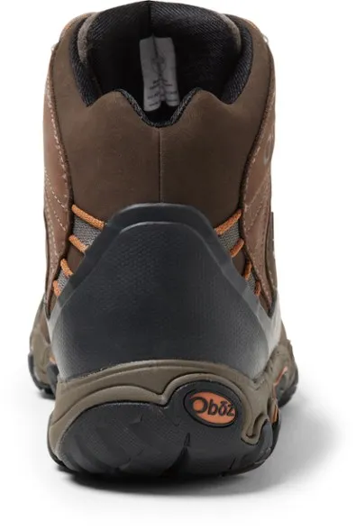 Oboz Mens Bridger Mid BDry Waterproof Hiking Boots- Sudan Brown