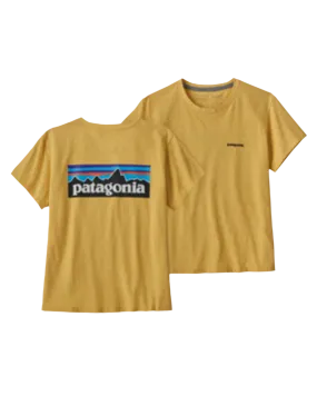 Patagonia Women's P-6 Logo Responsibili-Tee - Surfboard Yellow