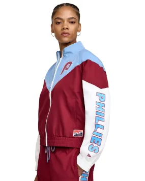 Philadelphia Phillies Throwback Women's Windbreaker