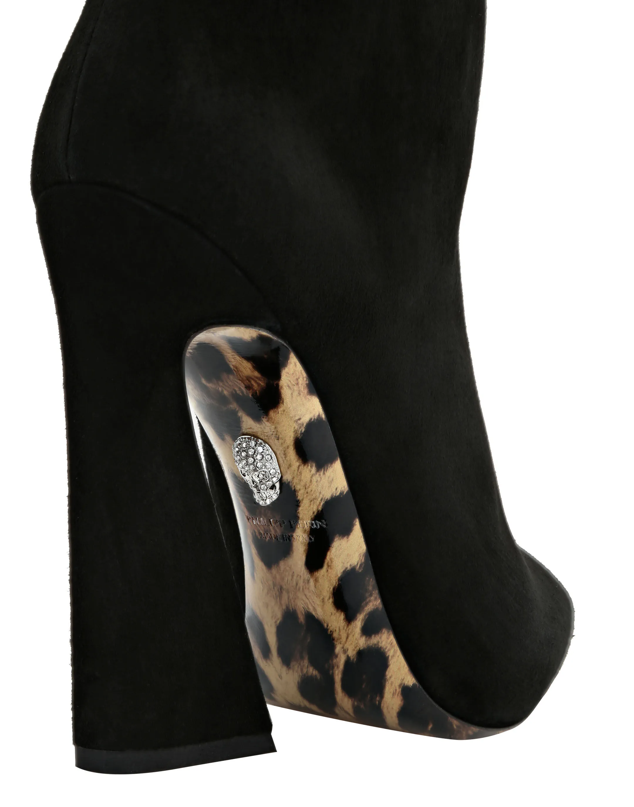 PHILIPP PLEIN bootie high heels Leopard