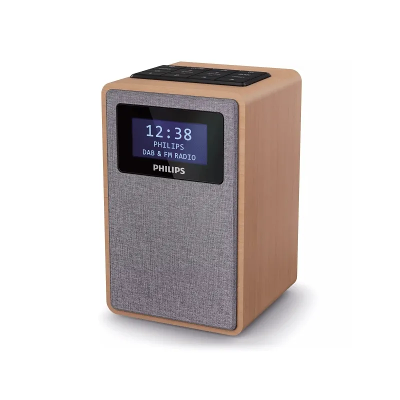 Philips Wooden Radio TAR5005 DAB+/FM LED Clock & Alarm