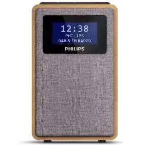 Philips Wooden Radio TAR5005 DAB+/FM LED Clock & Alarm