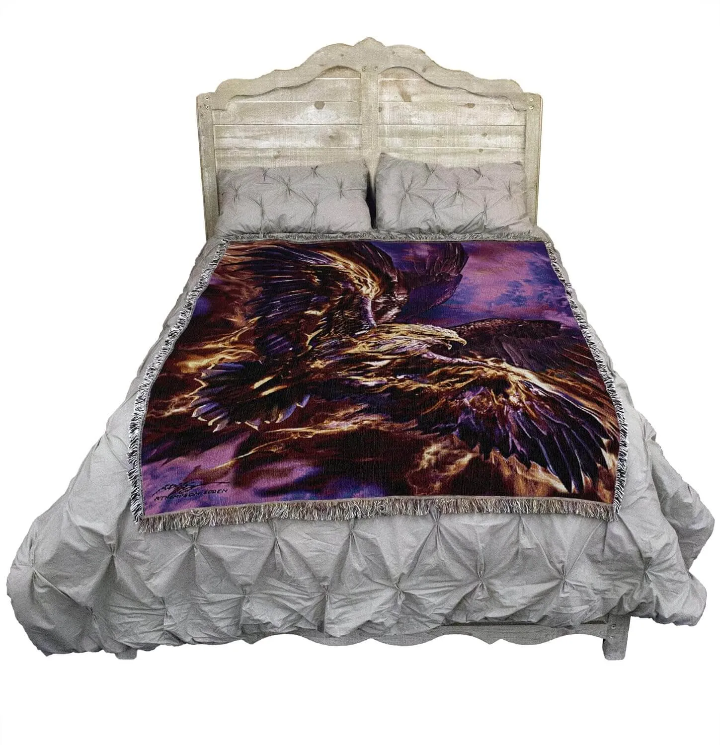 Phoenix Rising Tapestry Blanket