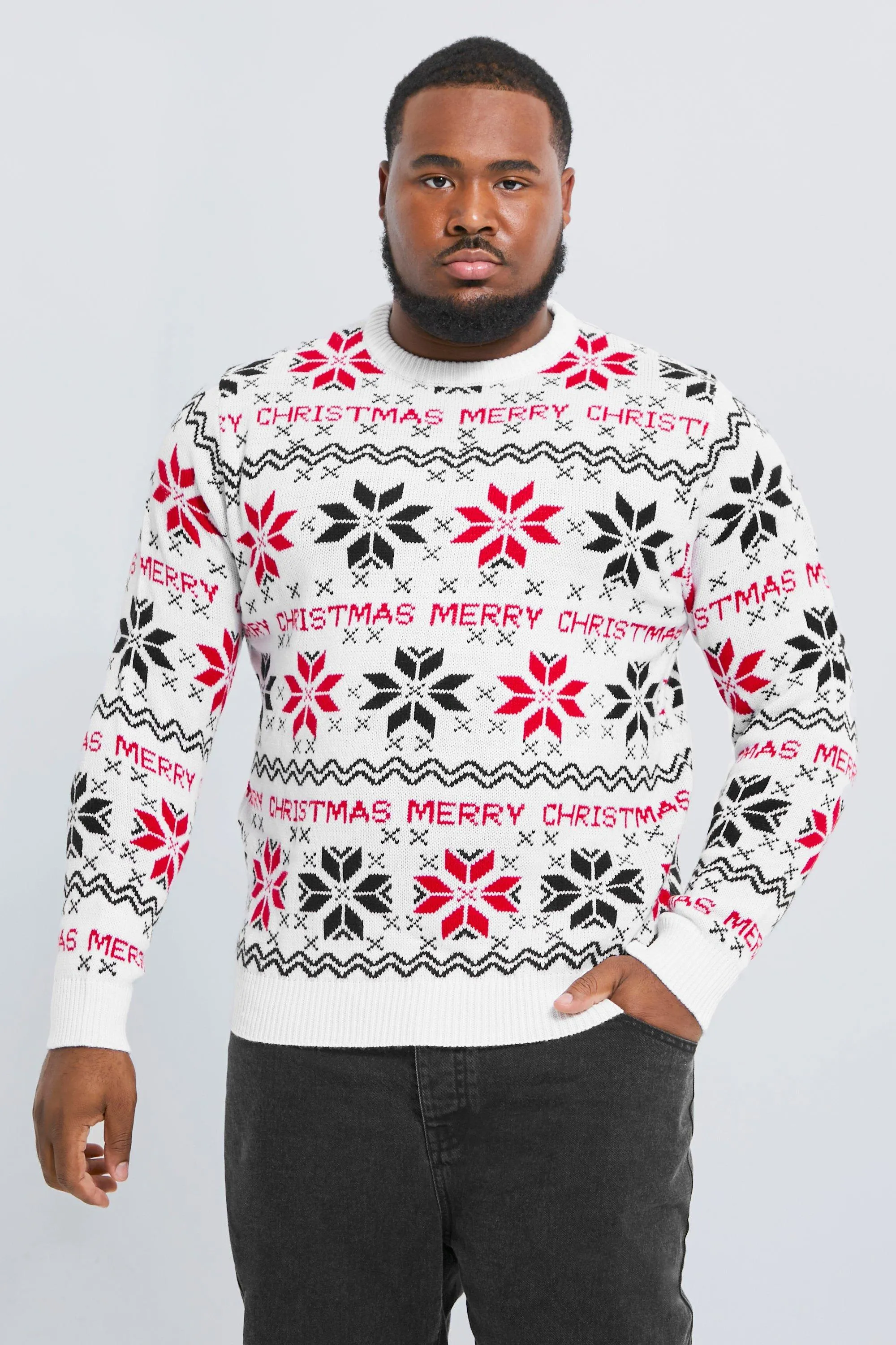 Plus Merry Christmas Fair Isle Sweater