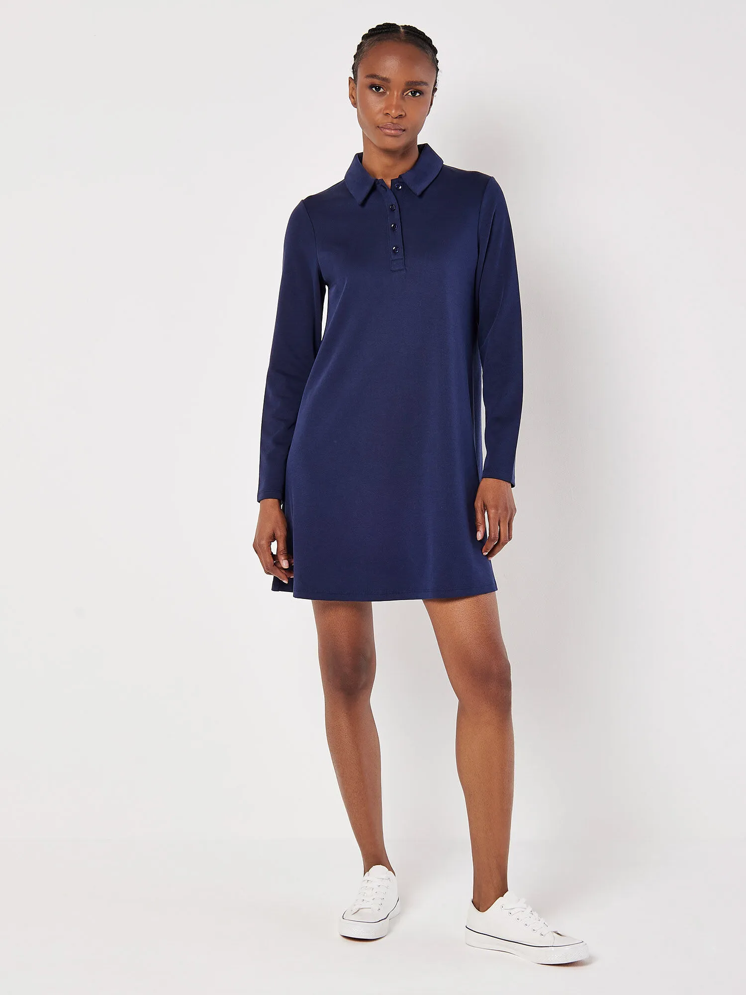 Polo A-Line Mini Dress | Apricot Clothing