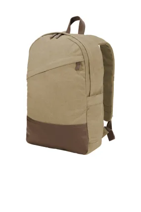 Port Authority Clothing BG210 Port Authority  Cotton Canvas Backpack SKU: BG210