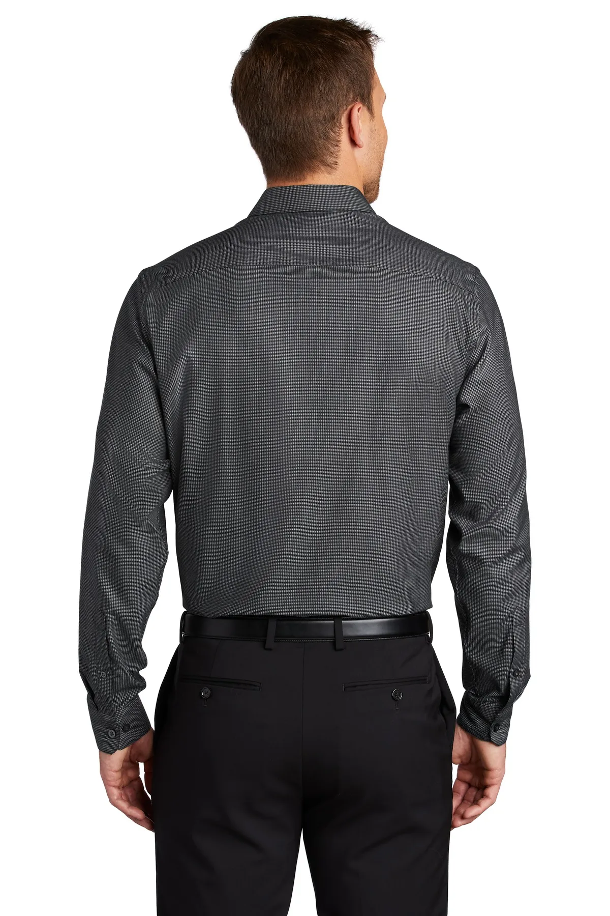 Port Authority Clothing W645 Port Authority    Pincheck Easy Care Shirt SKU: W645