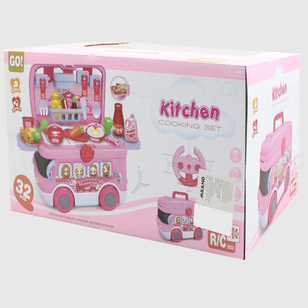 Radio Controlled kitchen Cooking set Playset - 32 Pieces