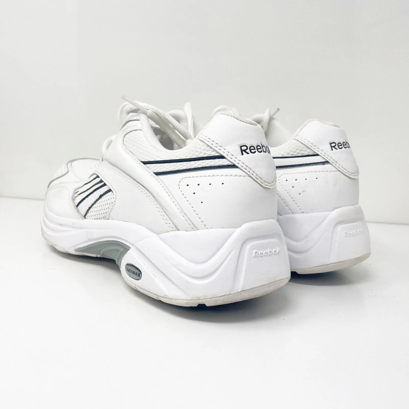 Reebok Mens Lifewalk DMX MAX 237476 White Casual Shoes Sneakers Size 10