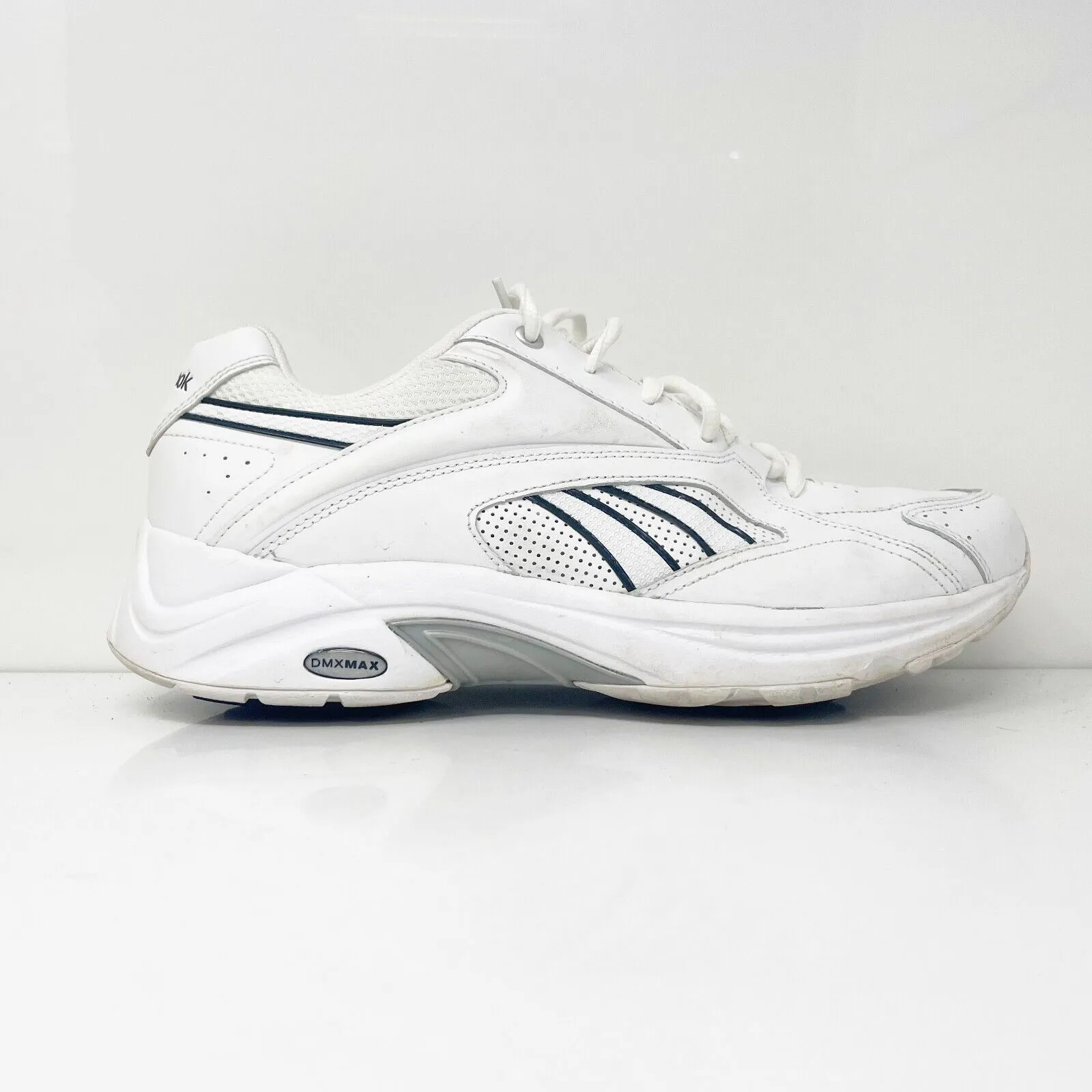 Reebok Mens Lifewalk DMX MAX 237476 White Casual Shoes Sneakers Size 10