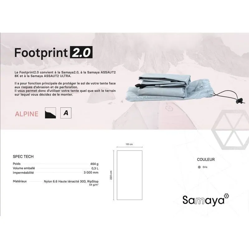 Samaya  Footprint 2.0 - Telo pavimento tenda