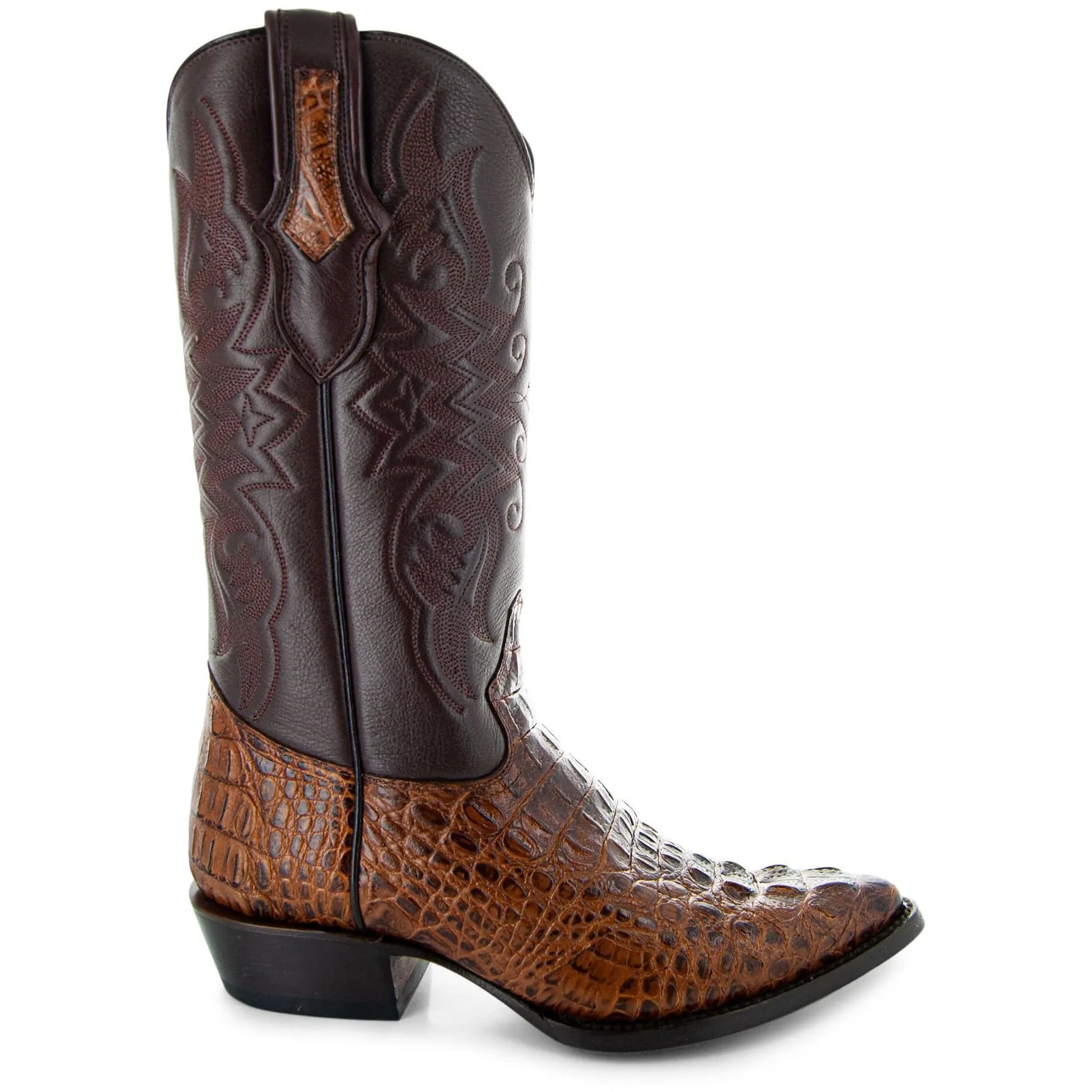 Soto Boots Men's Gator Tail Print Cowboy Boots (H7006)