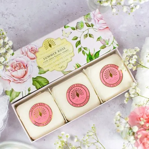 Summer Rose Soap Gift Box