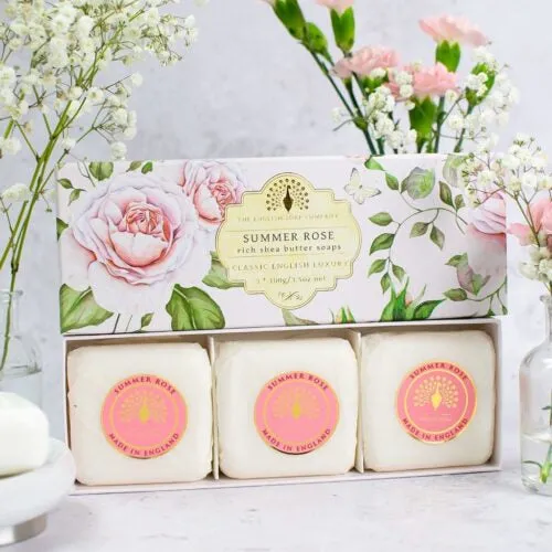 Summer Rose Soap Gift Box