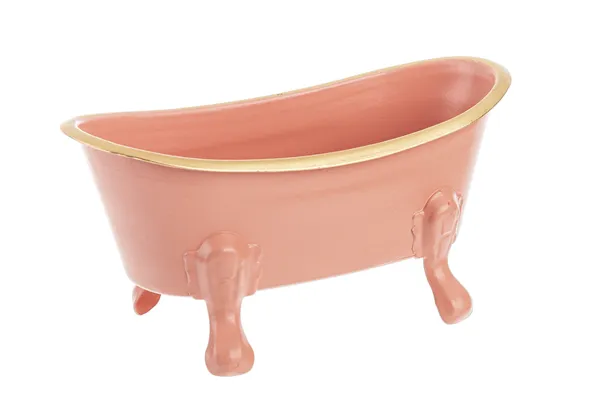 Terracotta Mini Bathtub Soap Dish In 3 Assorted Colors