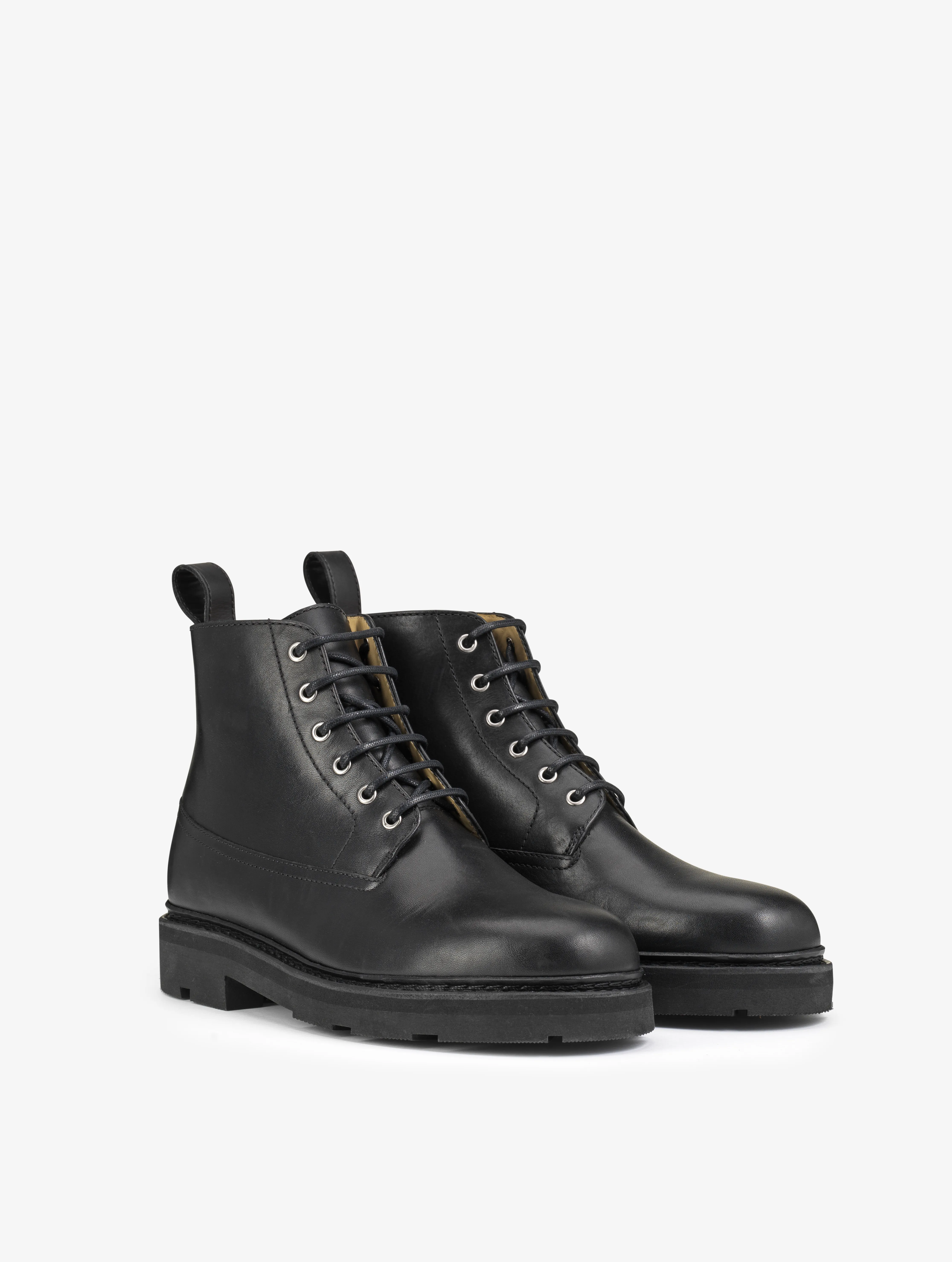 The Norwegian-stitched leather desert boot