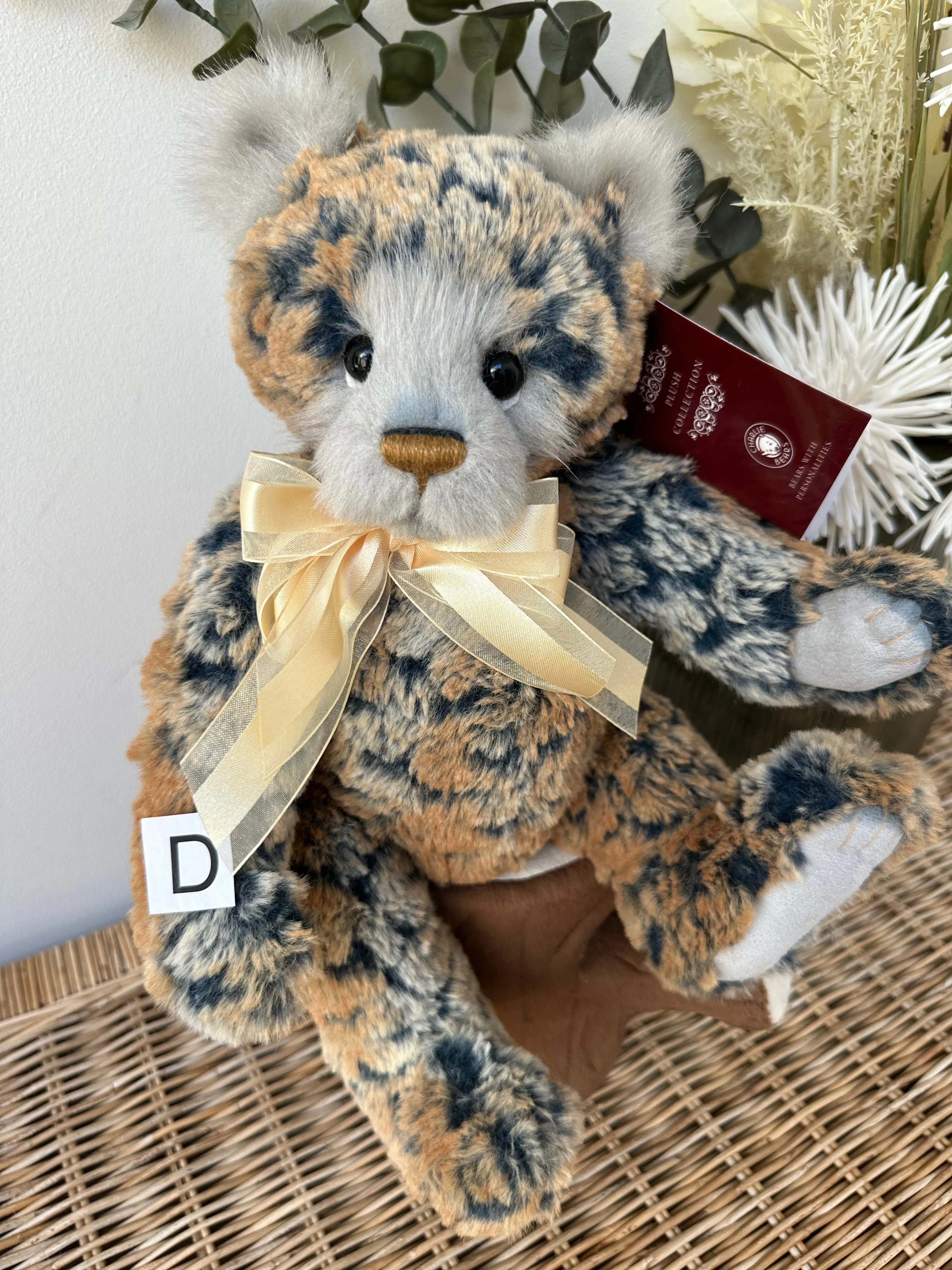 Ticker-Tape Charlie Bears Secrets Collection Plush Teddy Bear