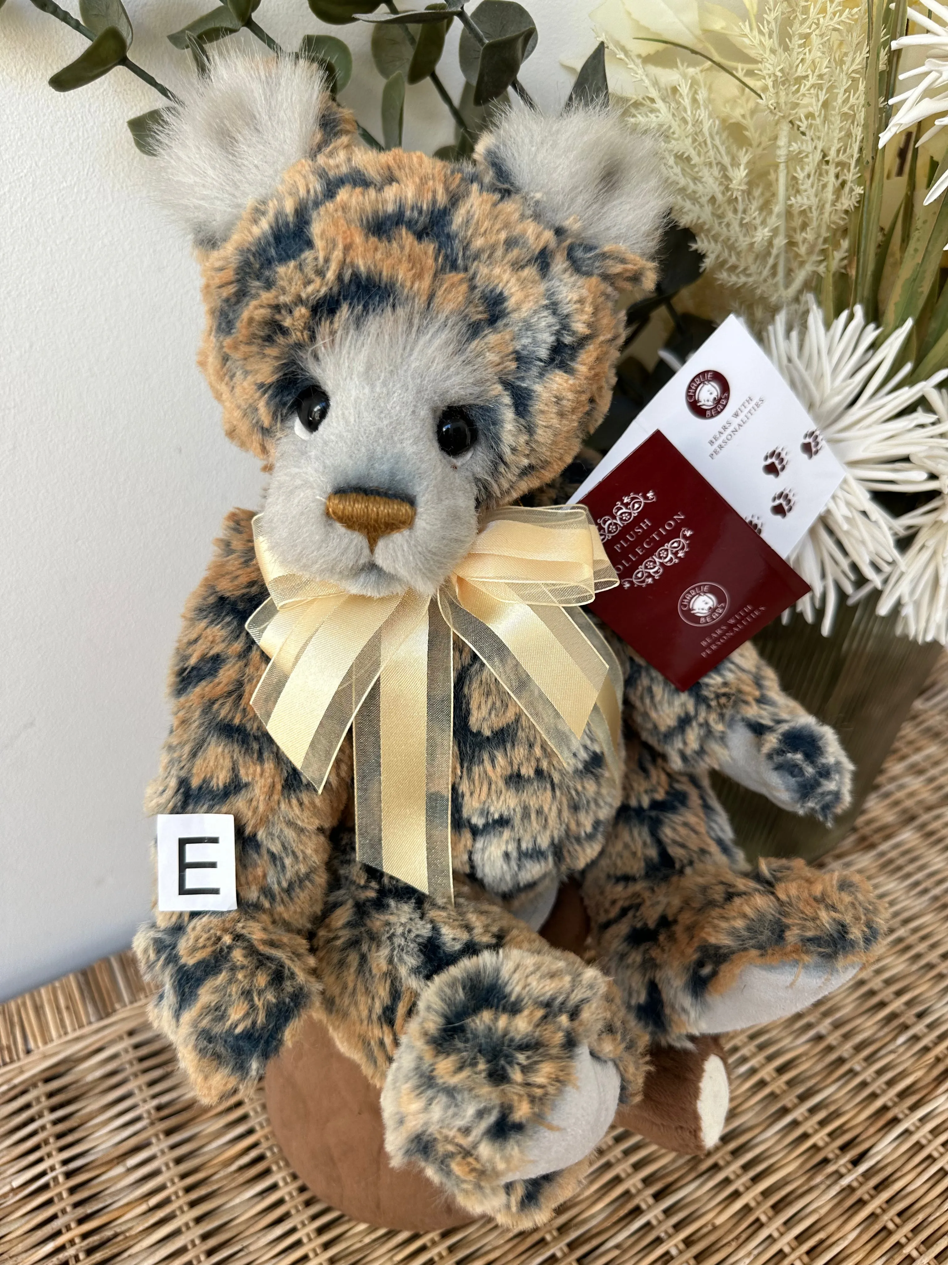 Ticker-Tape Charlie Bears Secrets Collection Plush Teddy Bear