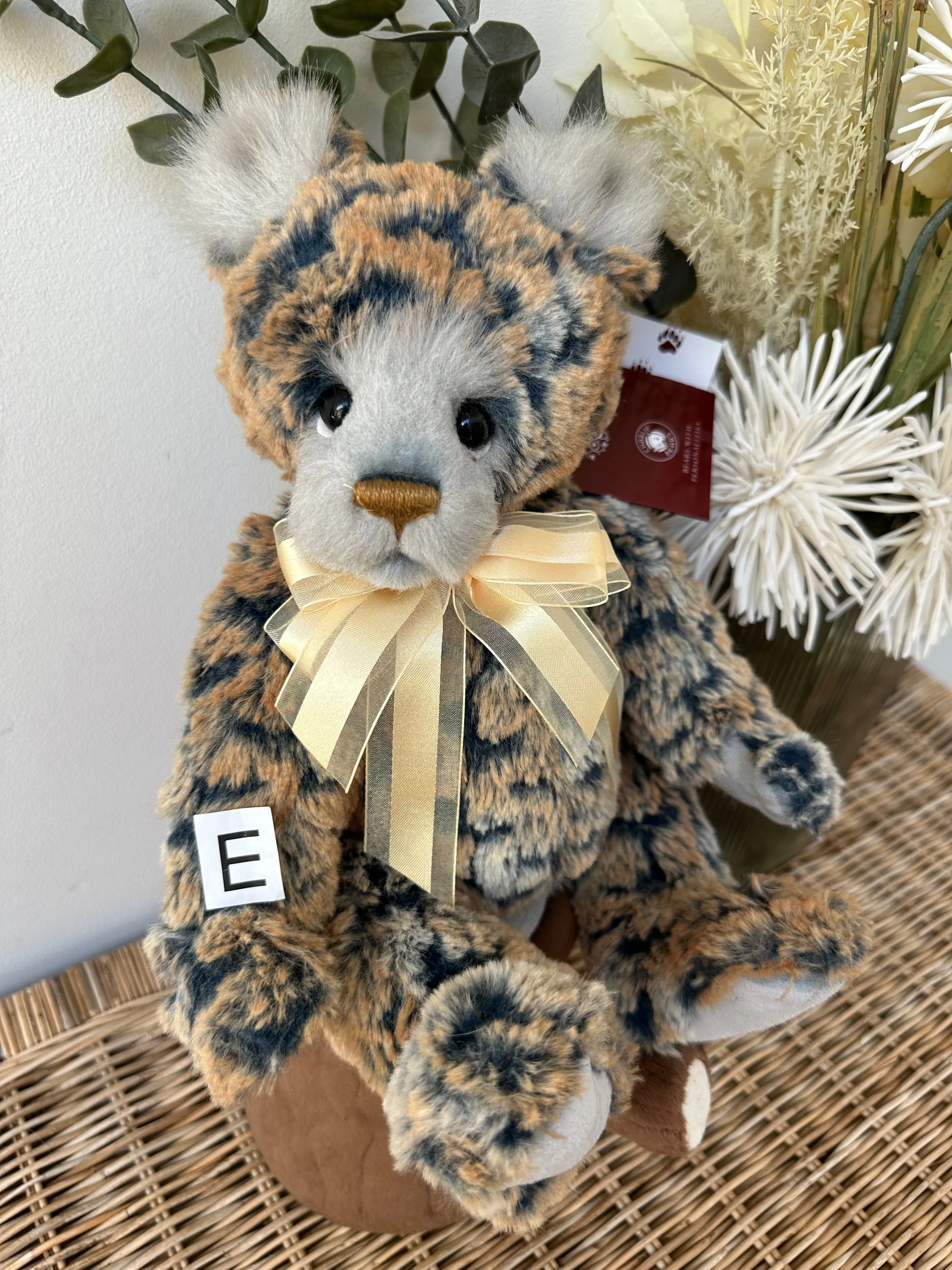 Ticker-Tape Charlie Bears Secrets Collection Plush Teddy Bear