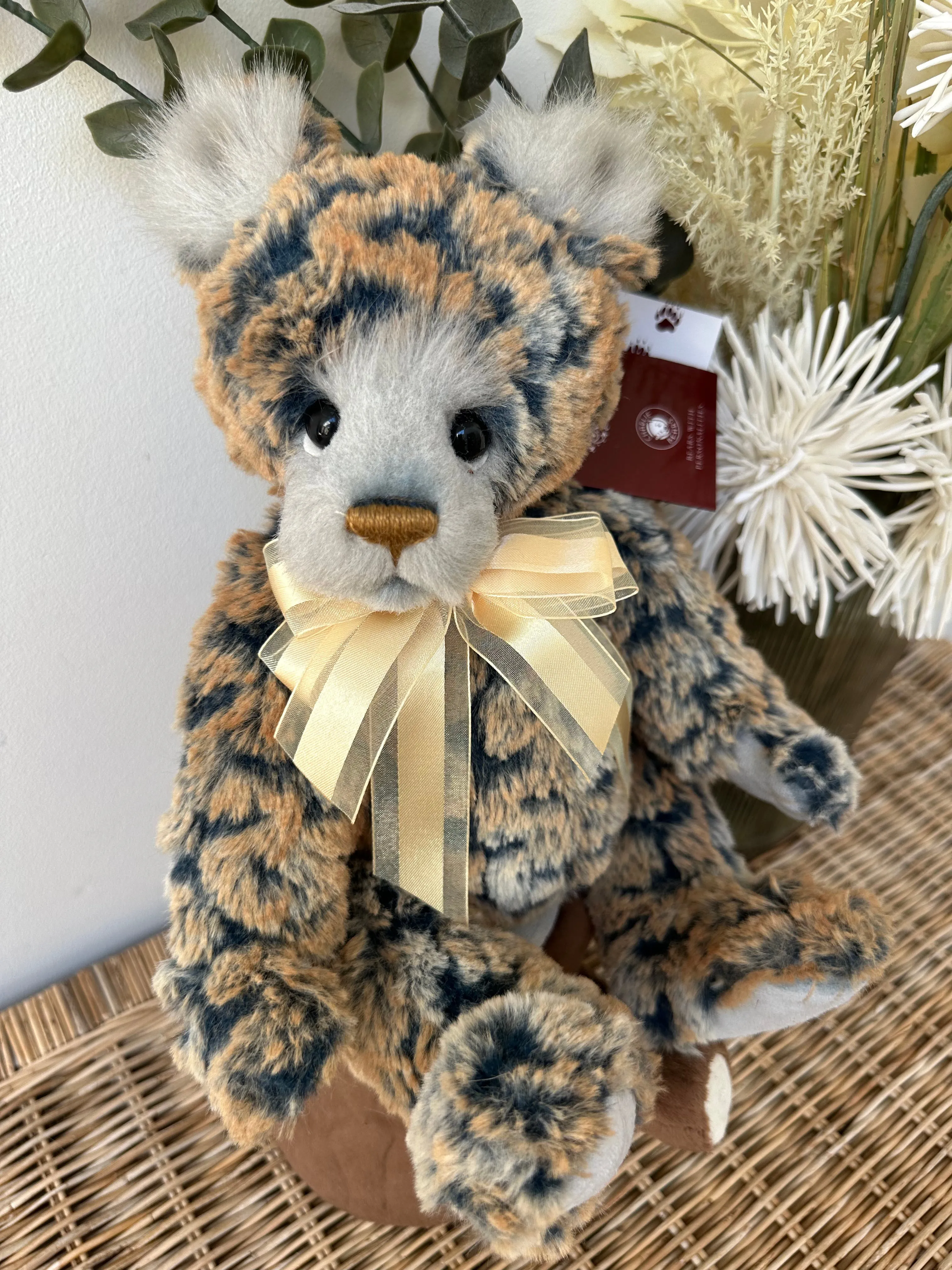 Ticker-Tape Charlie Bears Secrets Collection Plush Teddy Bear