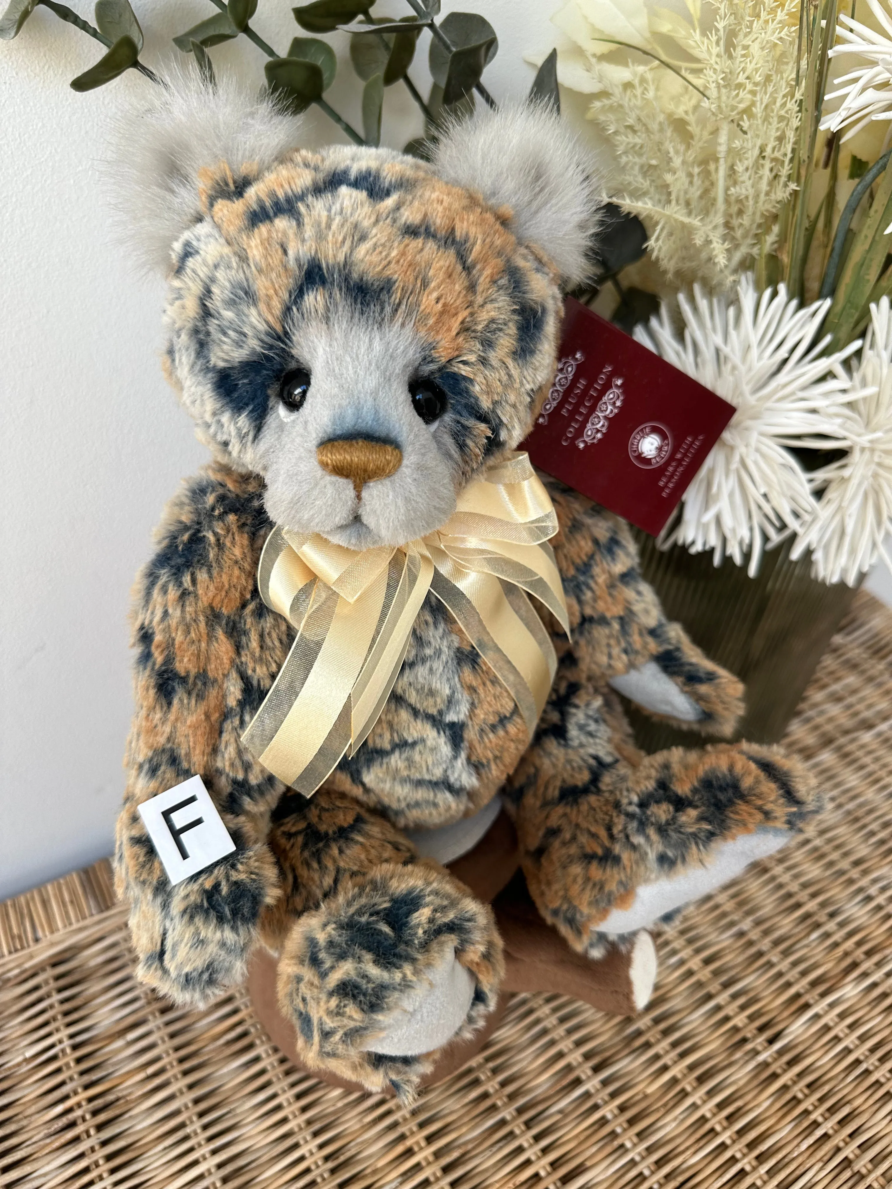 Ticker-Tape Charlie Bears Secrets Collection Plush Teddy Bear