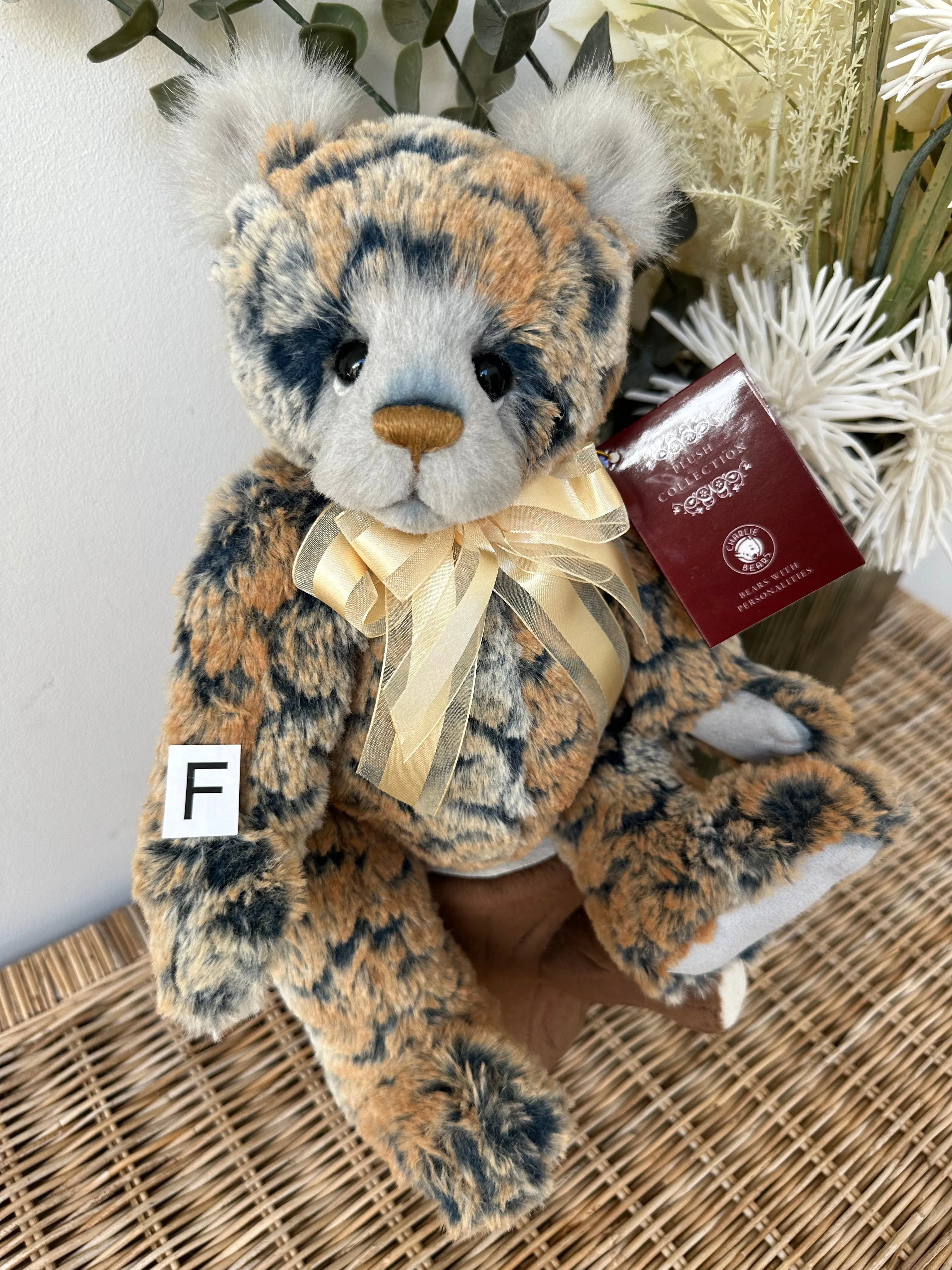 Ticker-Tape Charlie Bears Secrets Collection Plush Teddy Bear