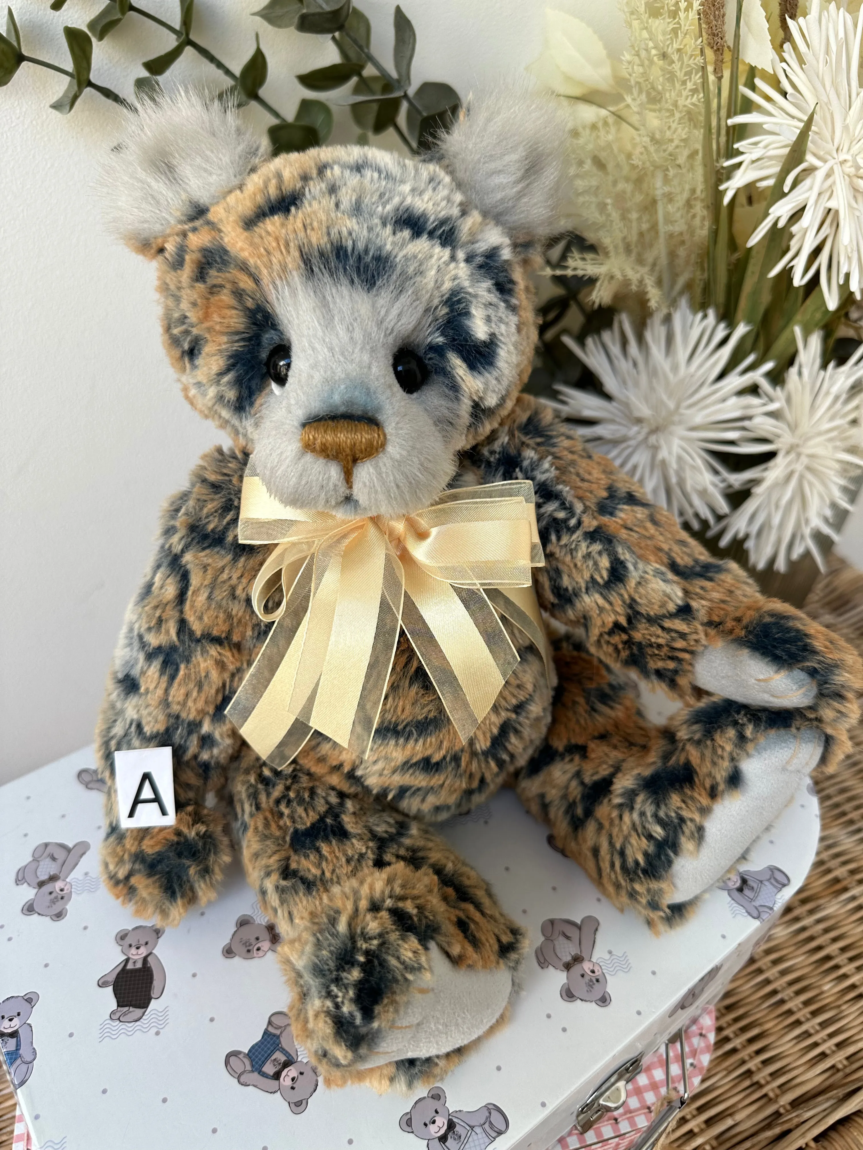 Ticker-Tape Charlie Bears Secrets Collection Plush Teddy Bear