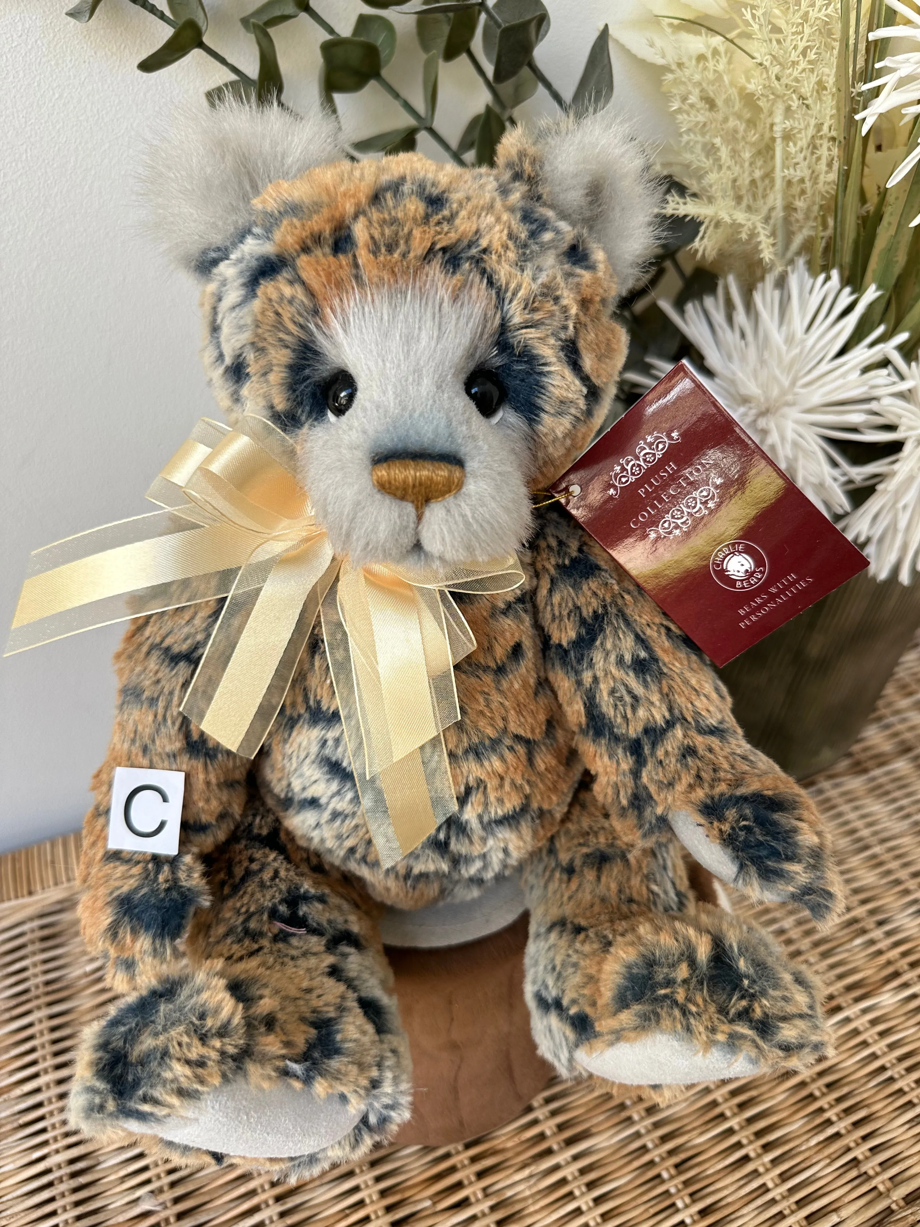 Ticker-Tape Charlie Bears Secrets Collection Plush Teddy Bear