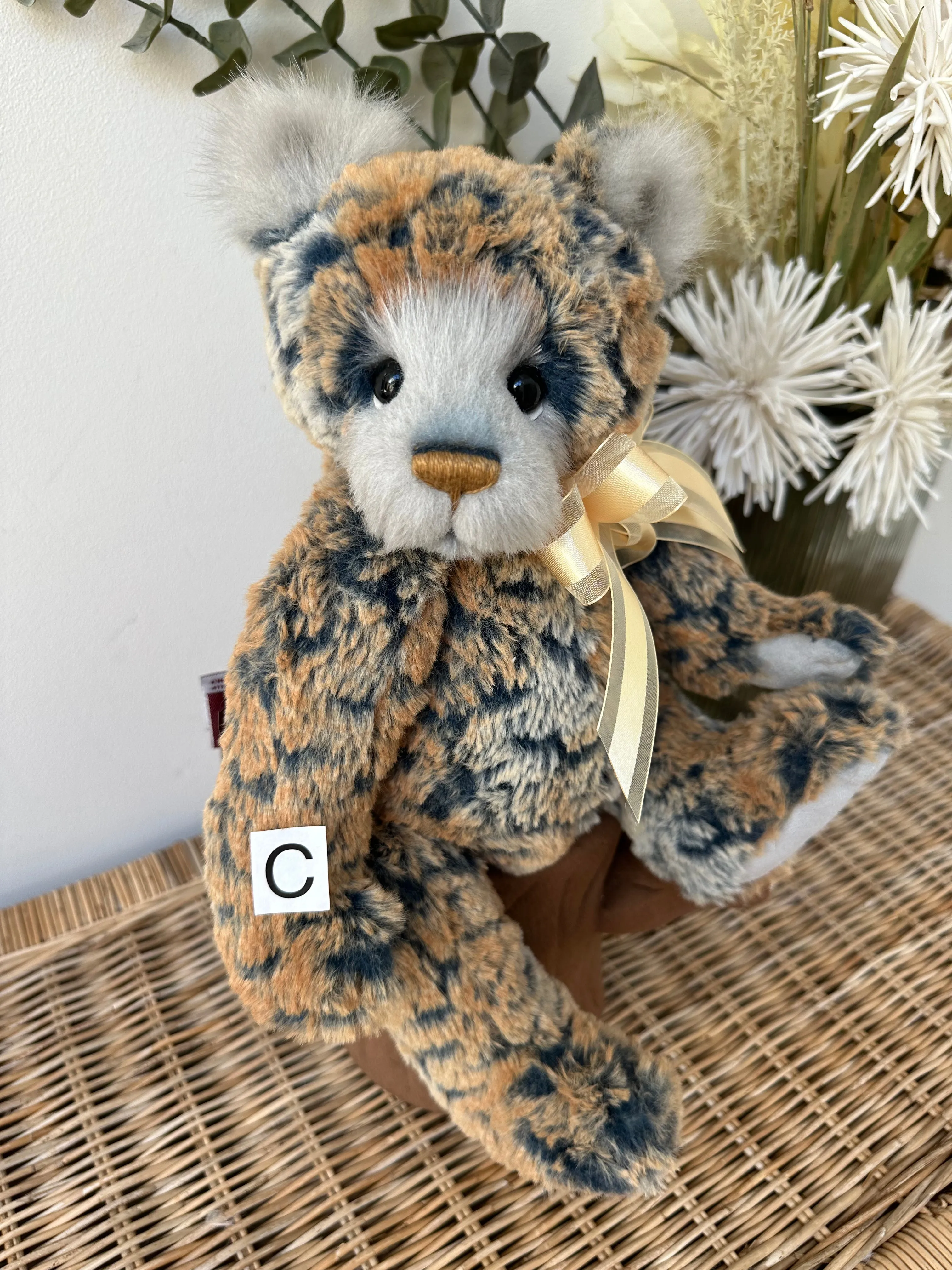 Ticker-Tape Charlie Bears Secrets Collection Plush Teddy Bear