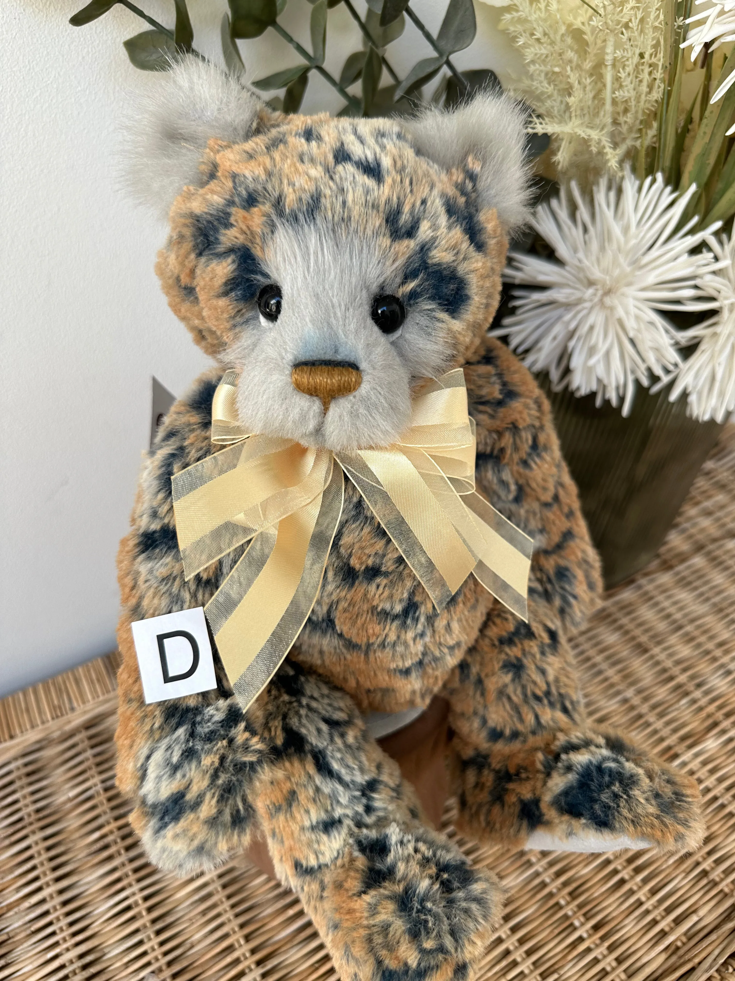 Ticker-Tape Charlie Bears Secrets Collection Plush Teddy Bear