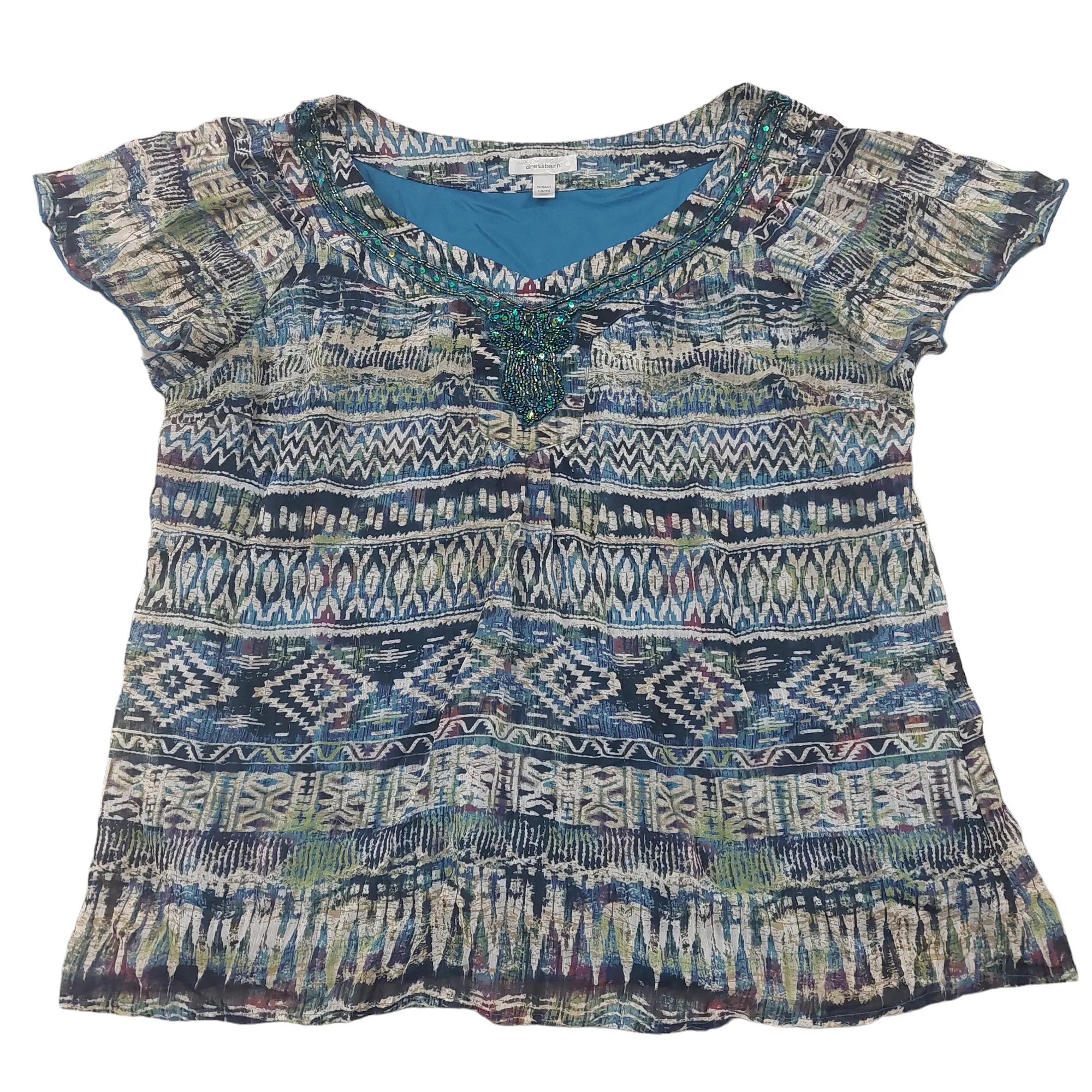 Top Short Sleeve By Dressbarn  Size: Xl