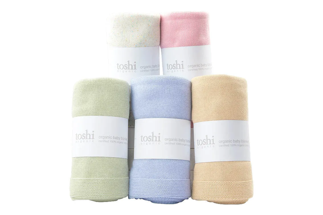 Toshi Organic Blanket Snowy SEABREEZE