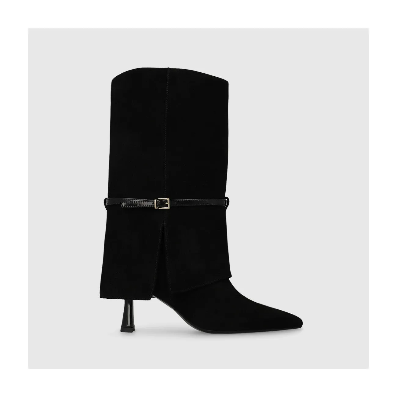 TRASIE BOOTS IN BLACK SUEDE - LODI