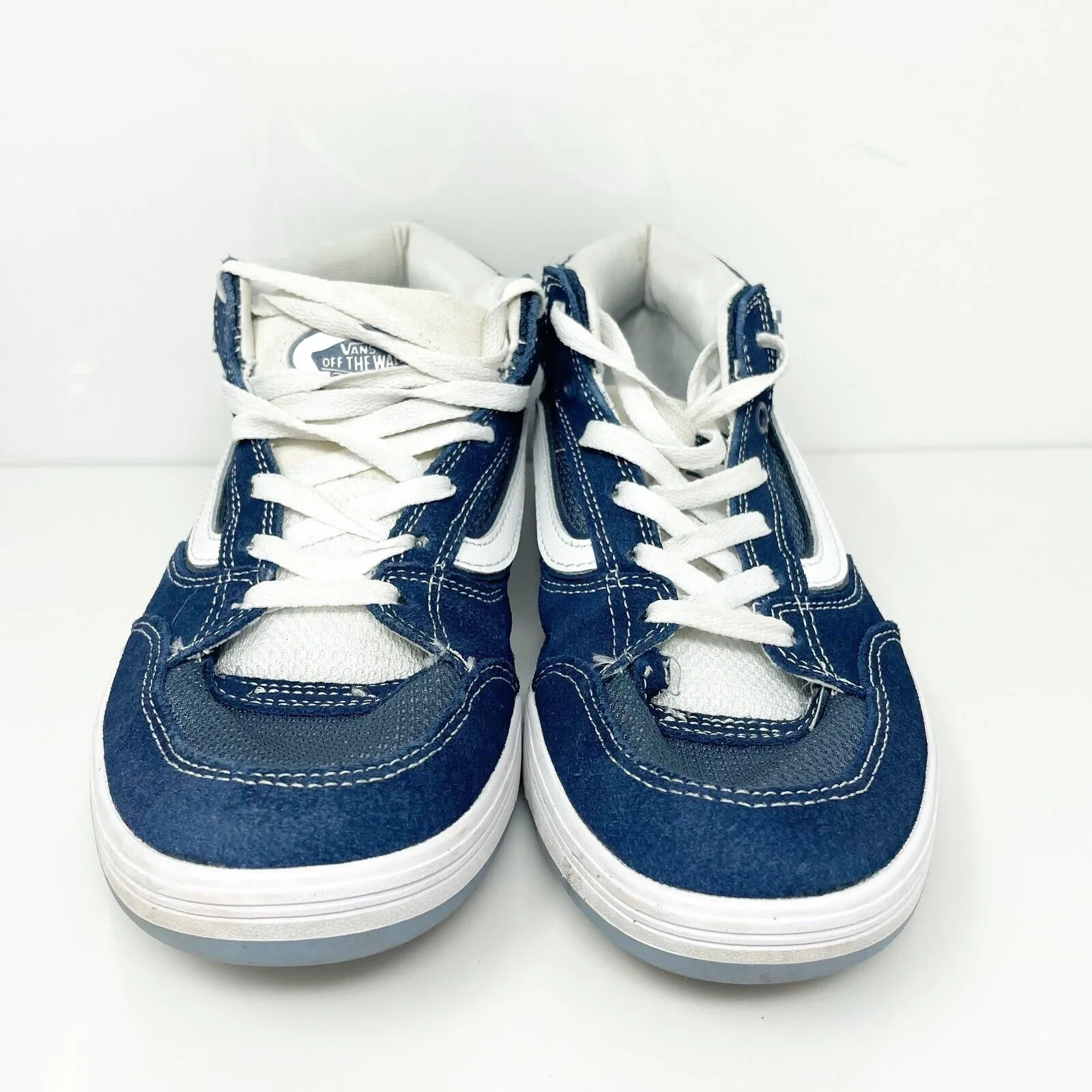 Vans Mens Zahba Mid 721356 Blue Casual Shoes Sneakers Size 8