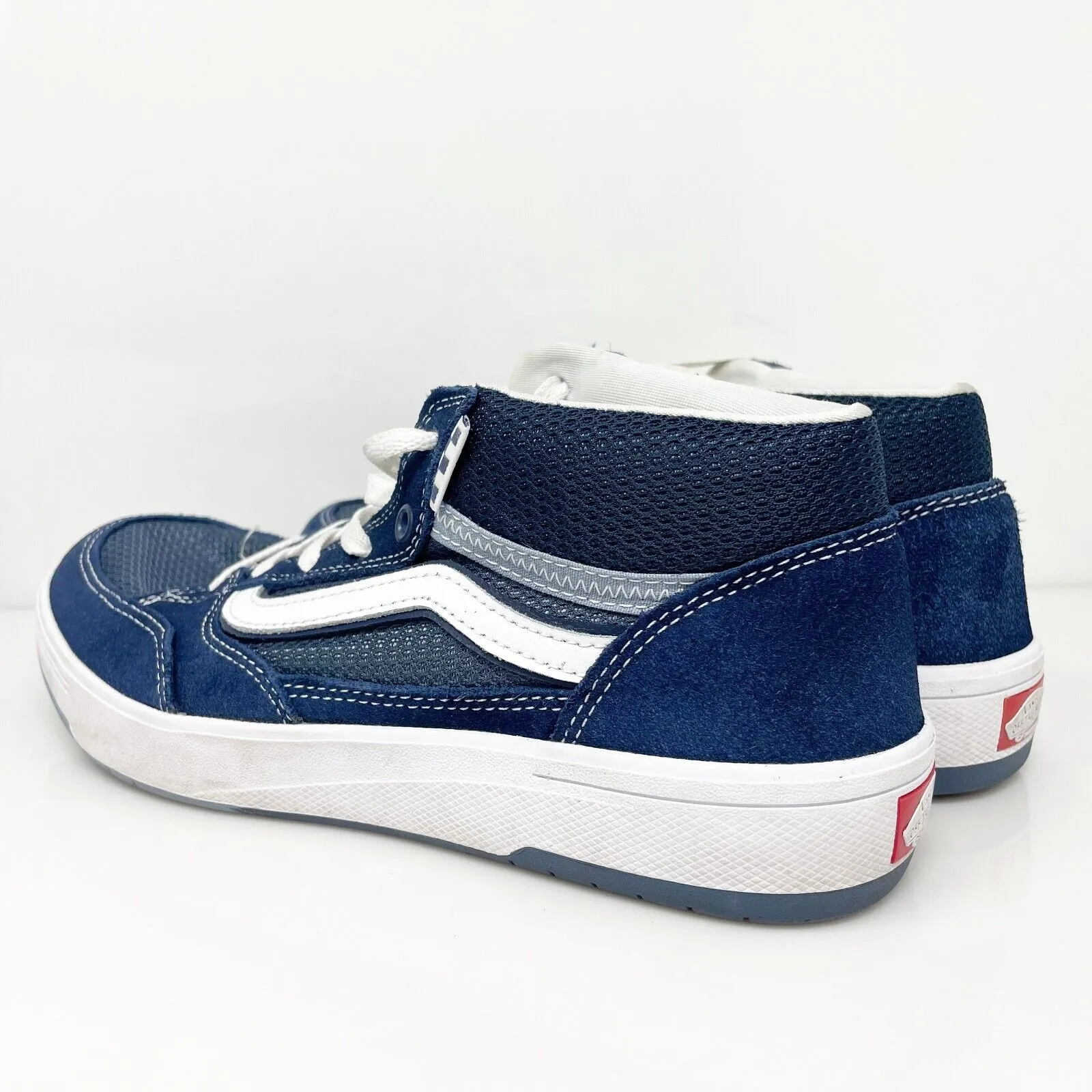 Vans Mens Zahba Mid 721356 Blue Casual Shoes Sneakers Size 8