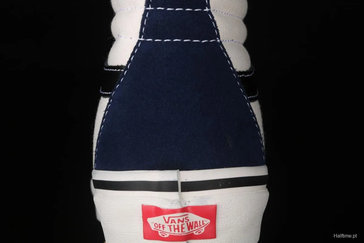 Vans Sk8-Hi Dx blue and white color high-top casual board shoes VN0A38GF4UJ