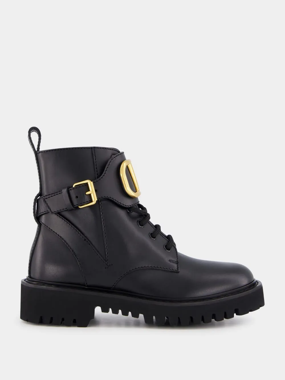 VLogo Signature Leather Boots