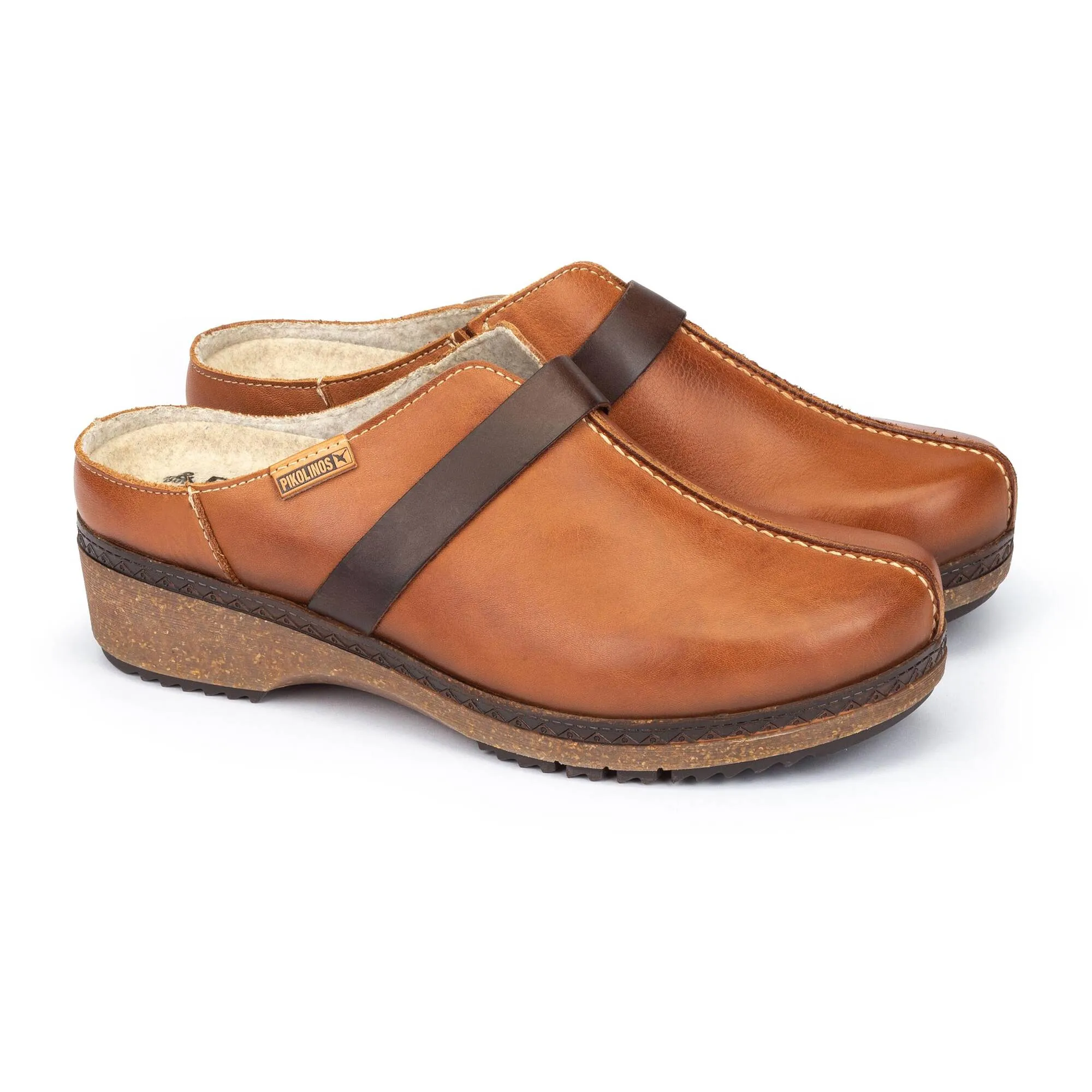 Women's Pikolinos Granada Clogs Color: Brandy